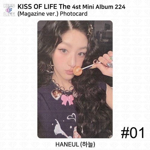 KISS OF LIFE 4th Mini Album 224 Magazine Keychain Digipack Official Photocard - Picture 16 of 63