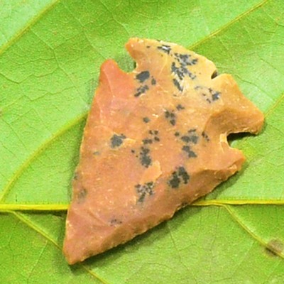 Crazy Lace Agate Stone 31mm Flint Spearhead Head Point Knife Blade Arrowhead
