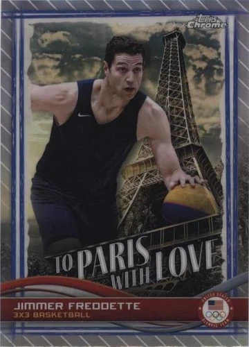 2024 Topps Chrome U.S. Olympic & Paralympic Team and Hopefuls - Jimmer Fredette #PL-11