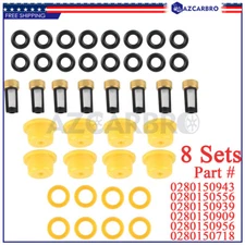 Fuel Injector Repair Kit O-Ring Cap for Ford MUSTANG THUNDERBIRD CROWN VICTORIA