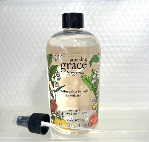 5x Philosophy Amazing Grace Bergamot Body Spritz Body Spray 16 fl oz W/ Sprayer