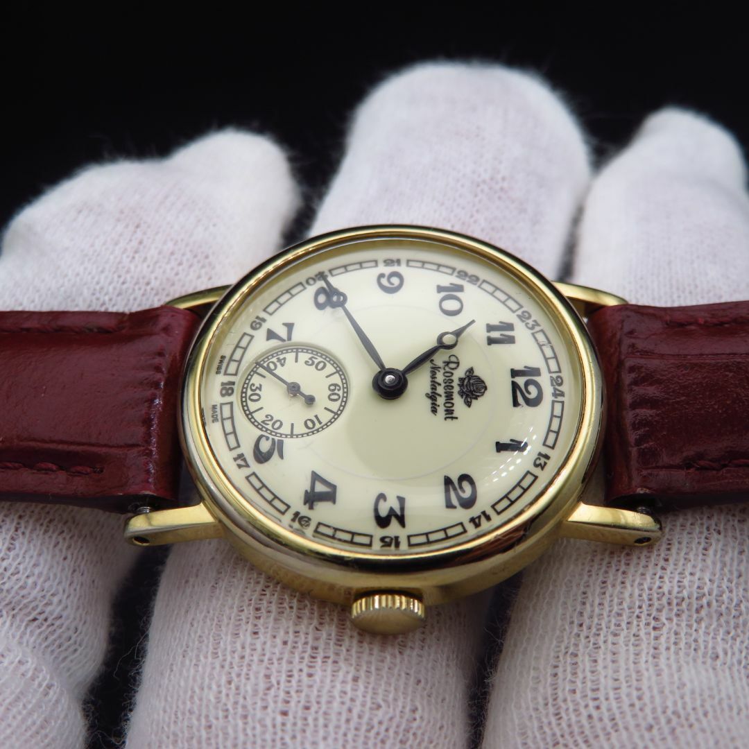 Rosemont Nostalgia Ladies Watch Small Second Swiss Made Working | eBay 