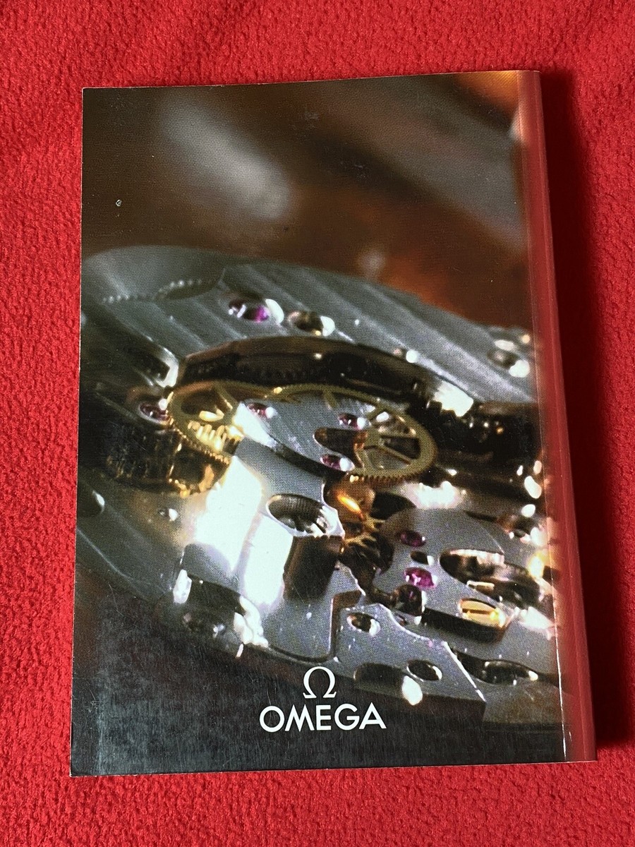 Omega Operating Instructions Watch Booklet/Manual/Guide