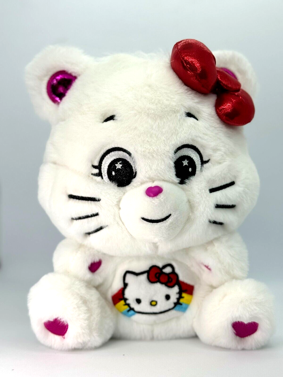 Sanrio x Care Bears Hello Kitty Loves Cheer Bear 10-inch NWOT | eBay