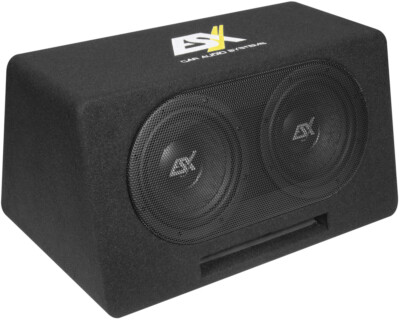 ESX DBX208Q Subwoofer Bass Doppel Bassreflex 2x 20cm 2x8''Zoll klein kompakt 1000