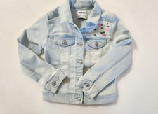 Sonoma Little Girl's Fashion Denim Jacket Size 6 Light Blue Stretch Fabric