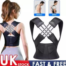 Back Posture Corrector Adjustable Anti-Camel Sitting Posture Correction Belt UK