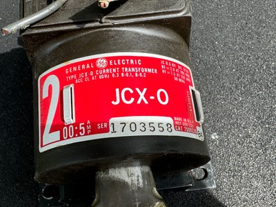 General Electric  JCX-0 Current Transformer #750X23G 60Hz,  Used * Warranty *
