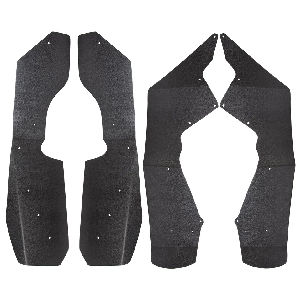 Guardabarros llamaradas/extensiones de plástico negro para Polaris RZR 800 2009-2014 Foto 3 de 4