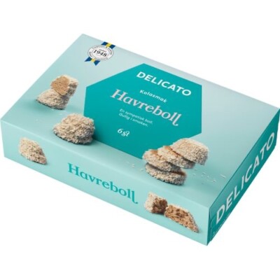 Delicato Havreboll Schwedische Haferbälle Kokos Candy Kaffee Tee Gebäck 240 g