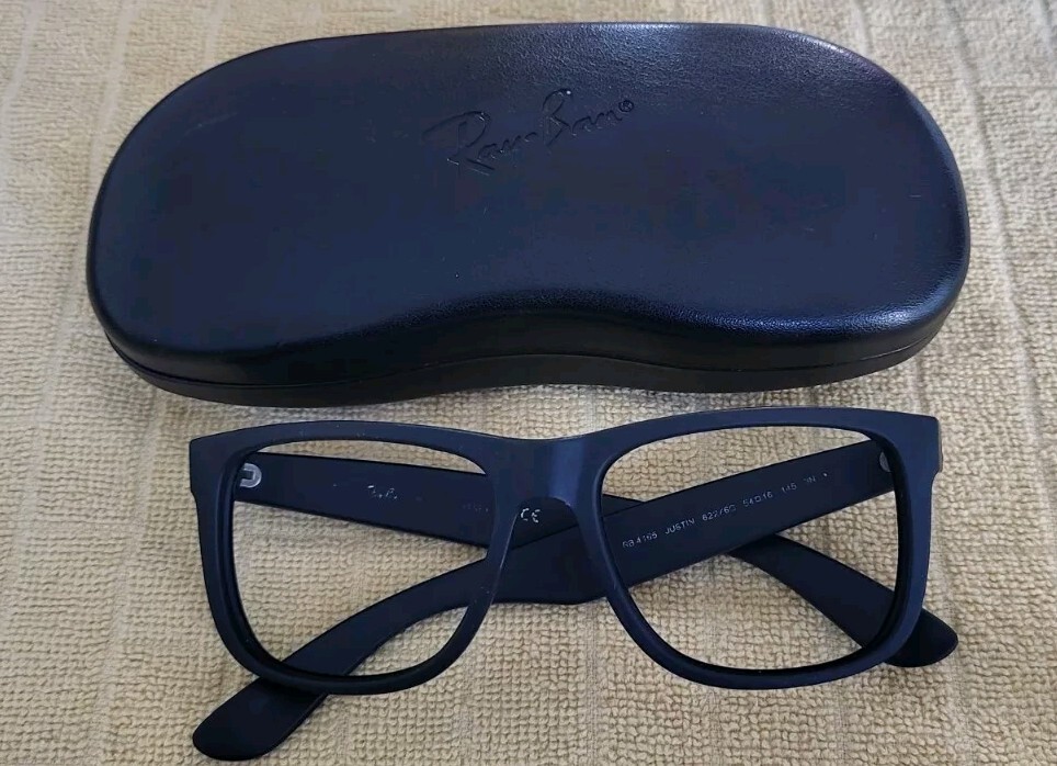 RAY-BAN JUSTIN RB4165 622/6G Black Sunglasses Frames 54-16-145 3N
