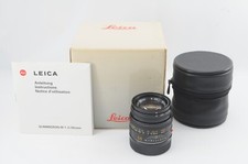  Mint in Box  Leica Summicron M 50mm f/2 Black Ver 4th E39 V4 MF Lens Japan 1894