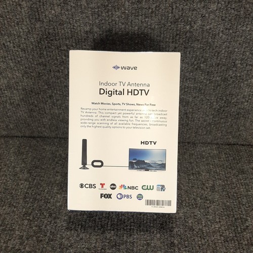 Antena de TV interior Wave Max 4K Ultra HD amplificador de señal sin suscripciones 1080p NUEVO - Imagen 8 de 8