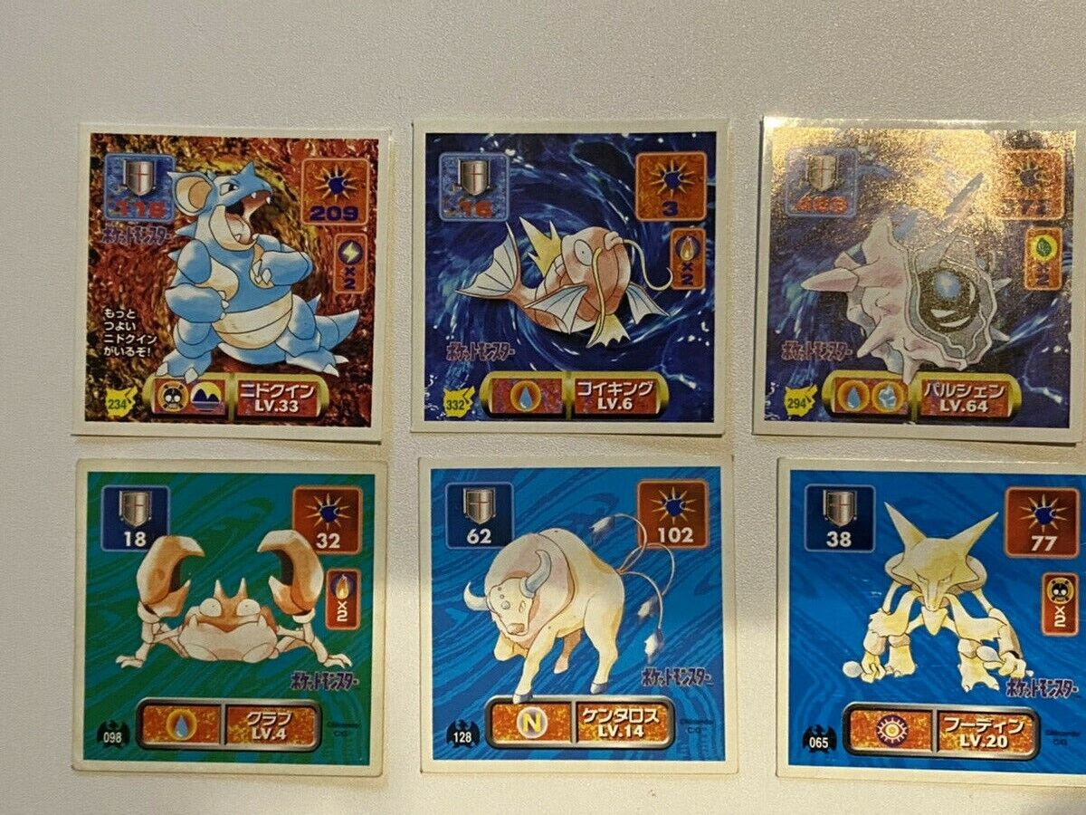  Nintendo Pokemon Characters Sticker Japan