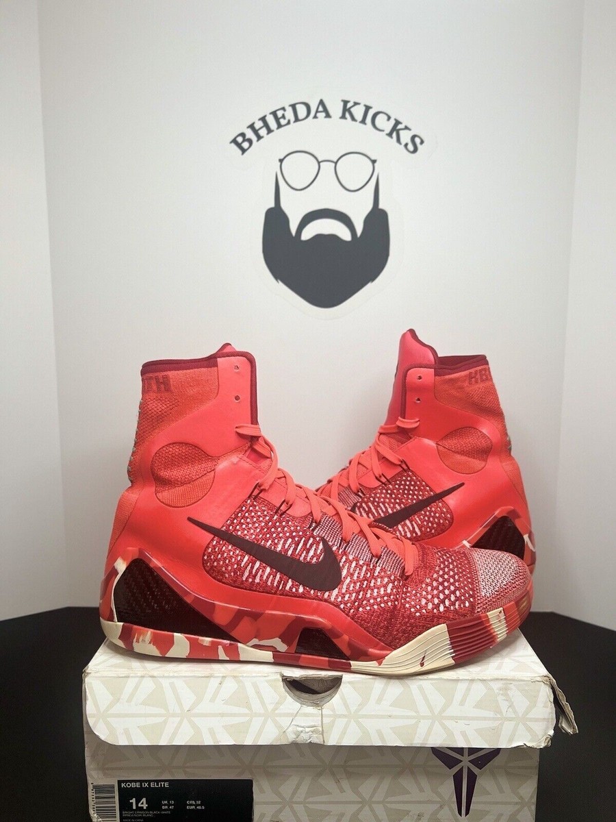 Nike Kobe Elite 9 Christmas 630847-600 Preowned Rare Authentic  