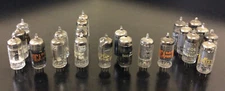 Lot of 23 Vintage Electron Tubes | Various Brands & Sizes