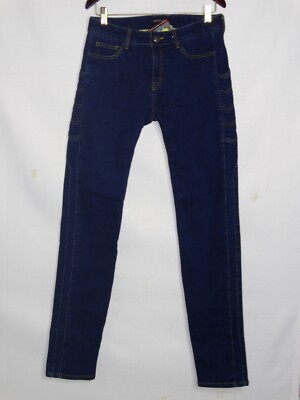 Maxler Biker Motorcycle Jeans Womens 30 Street Wear Carbon Fiber Steel Titanium