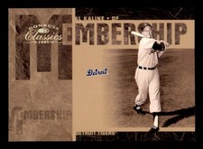 2005 Donruss Classics Baseball #MS-6 Al Kaline Gold Refractor Card /50