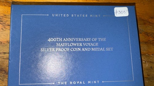 2020 UK/USA Commemorative Coins: 400th Anniversary of the Mayflower COBM-4077 - Picture 21 of 23