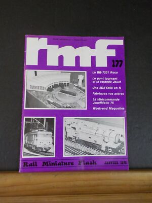 Rail Miniature Flash 177 1978 Janvier La telecommande JouefMatic 76 Fabriquez vo