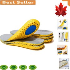 Elastic Honeycomb Comfort Insoles for Sneakers - 3 Pairs, Men US 8-12