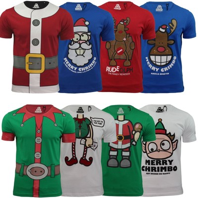 Mens Xplicit Xmas/ Christmas T-Shirt, Crew Neck, Novelty Prints (Small Only)