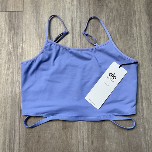 Alo Yoga Halo Bra Tank - Periwinkle / M 