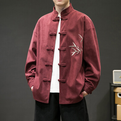 モン族 china button ethnic pullover shirt s-l400.jpg