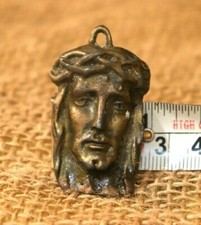 Antique Chain made of metal handmade of Egypt /Jesus Face, Chain
