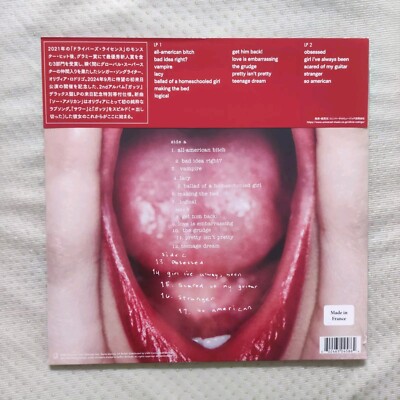 Olivia Rodrigo Guts Spilled Clear Red Purple Splatter Vinyl Japan
