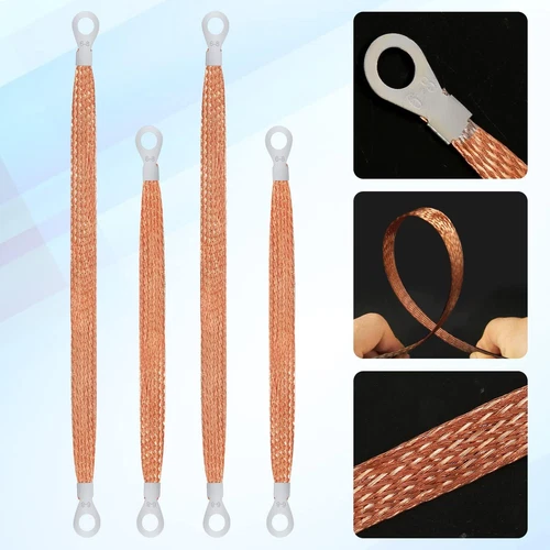 Automotive Car Truck Firewall Body Frame Copper Engine Ground Strap Cable Kit - Picture 11 of 31