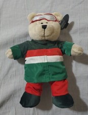 STARBUCKS 2019 10" Plush Ski Teddy Bear Bearista Christmas LE Holiday Collection