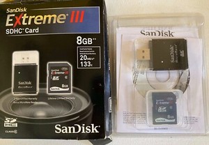 New Sandisk Extreme Iii 8gb Compactflash Memory Card Micromate Reader Sdhc Ebay