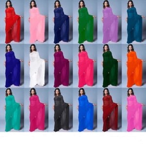 wedding plain sarees