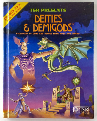 1980 TSR Presents Deities & Demigods Cyclopedia Advanced D&D 2013 0-935696-22-9