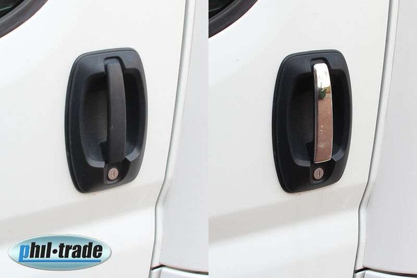 1Set Chrom Edelstahl TüRgriff Blenden Passend FüR Opel Movano C Cargo | Ab 2021>-image