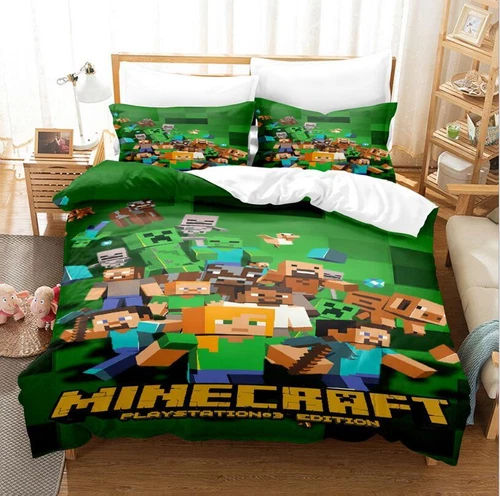 Minecraft KIDS DUVET COVER SET QUILT BEDDING SETS DOUBLE KING SIZE GIFT NEW UK - Picture 16 of 23