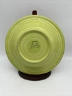 Vintage Fiestaware Chartreuse Green 8 1/2” Deep Plate Fiesta HLC WV USA 1950’s