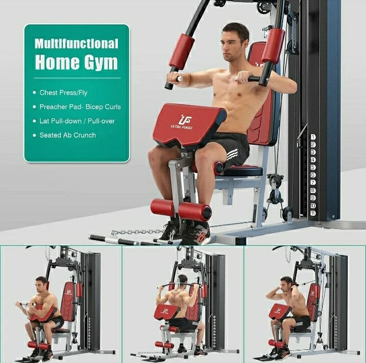 Maquina De Ejercicio Multifuncional Estacion Gimnasio De Entrenamiento Con  Polea