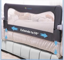 TotCraft Flexguard Adjustable Bed Rail Toddler Twin, Full, Queen, King