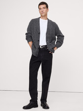 Men's Donegal Wool-Blend Cardigan