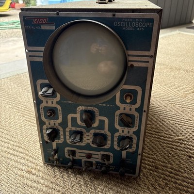 Vintage 1949 EICO Model 425 Oscilloscope Serial No. 22186 **AS IS/PARTS ONLY**