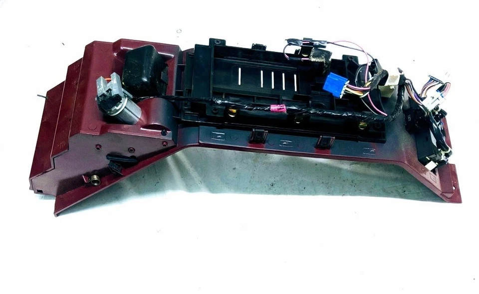 GM 12519404 1992-1993 Oldsmobile 98 consola central moldura granate madera roja Foto 4 de 4