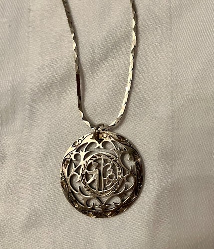 925 Sterling Silver Ohm/Om Mandala Buddhism Hindi Yoga Pendant - FREE SHIPPING!