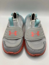 Under Armour Girls UA runplay fade running shoes gray 3025395-100 9 Toddler