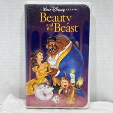 Walt Disney's Beauty  The Beast VHS Black Diamond Classic SEALED UNOPENED Crack