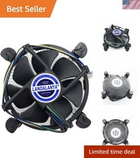 Whisper-Quiet CPU Cooling Fan & Heatsink for Intel i3/i5/i7 – 25dB Noise Level