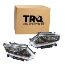 Driver and Passenger Side Headlight Assembly Set Compatible with 16 HLA88371