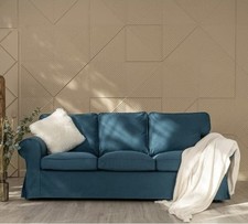 Ektorp Sofa 3 Seat Cover Replacement for IKEA Ektorp - 3 Seater - Dark Ocean
