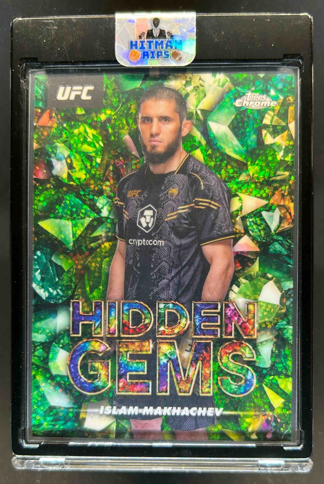 2025 Topps UFC Chrome Islam Makhachev Hidden Gems #HGS-4